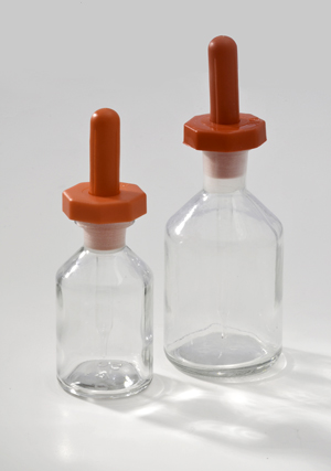 GLASS DROPPER BOTTLE- 2 OZ